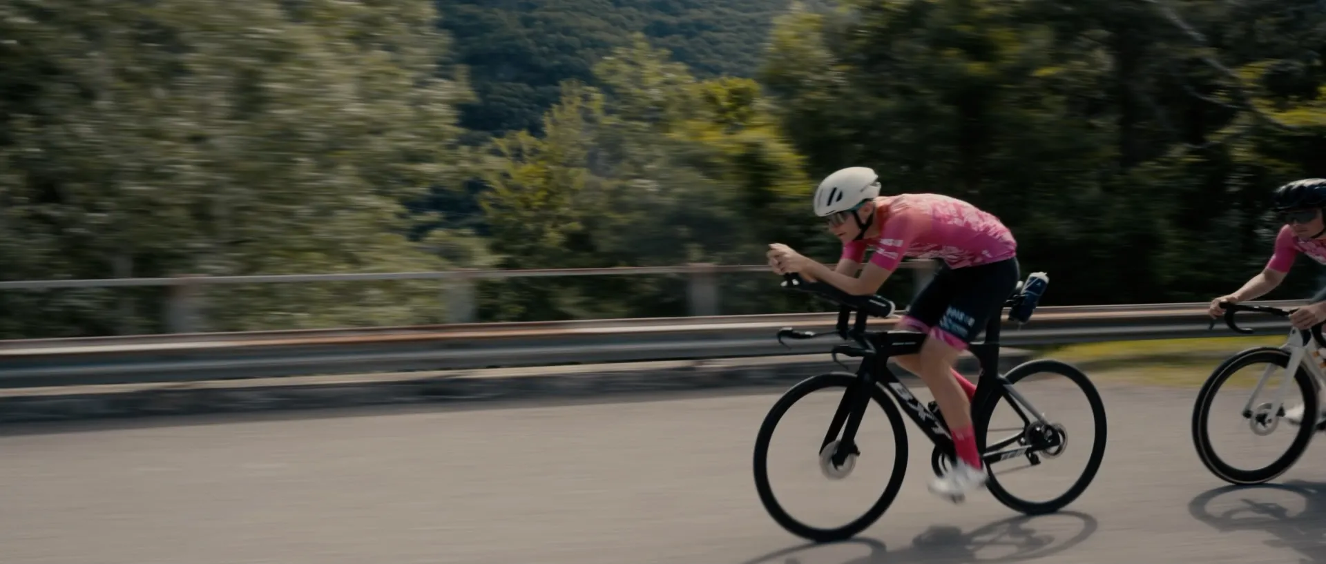 Athlète en plein effort